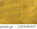 Raw Yellow Corn Grits Close-Up Texture 130446447