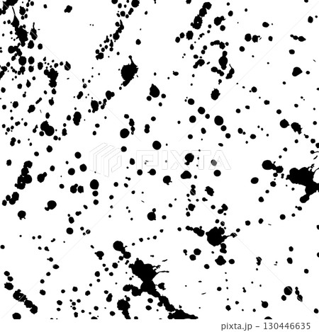 飛沫のテクスチャ、グランジ、背景素材、正方形サイズ 飛沫のテクスチャ、グランジ、背景素材、正方形サイズ 130446635
