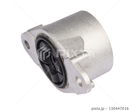 Suspension strut support bearing isolated on white 130447016