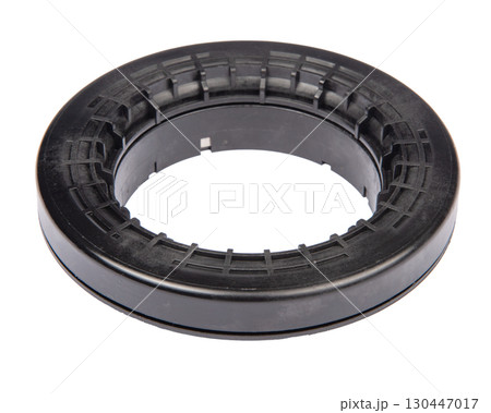 Suspension strut support bearing isolated on white 130447017