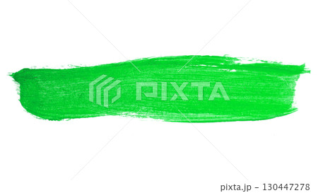 Green smear paint or cream isolated on white background Green smear paint or cream isolated on white background 130447278