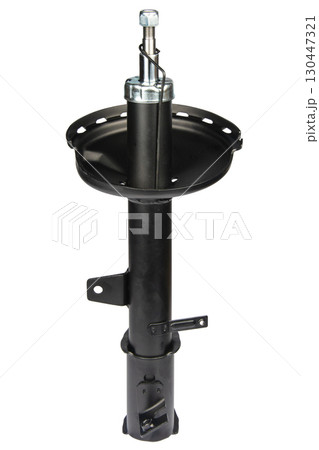 car shock absorber isolated on white background car shock absorber isolated on white background 130447321