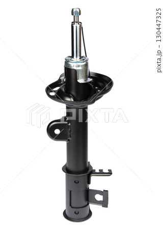 car shock absorber isolated on white background car shock absorber isolated on white background 130447325