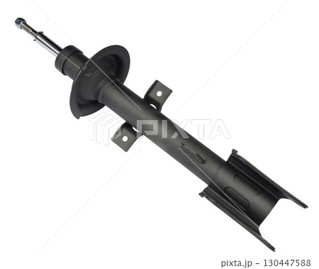 car shock absorber isolated on white background car shock absorber isolated on white background 130447588