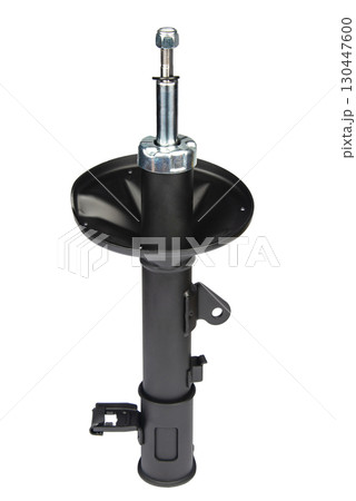car shock absorber isolated on white background 130447600