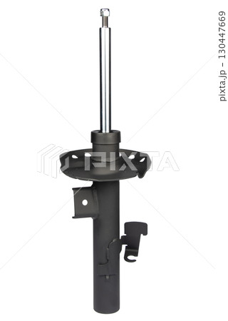 car shock absorber isolated on white background 130447669
