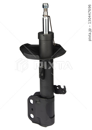 car shock absorber isolated on white background 130447696