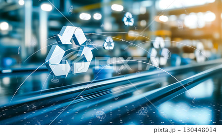 サステナブルエコノミーをテーマにした未来工場 サステナブルエコノミーをテーマにした未来工場 130448014