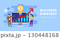 Business Presentation with Charts Background 130448168