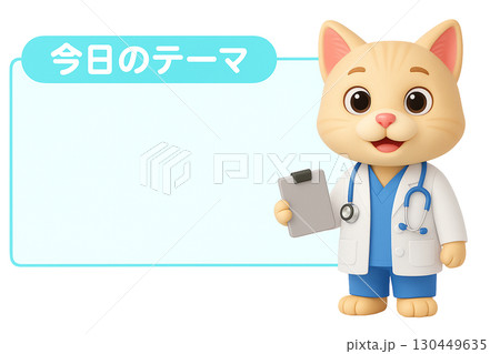 説明する猫 130449635