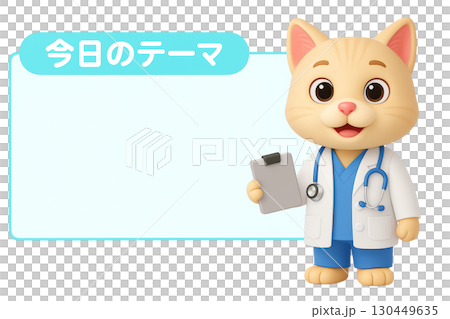 説明する猫 130449635