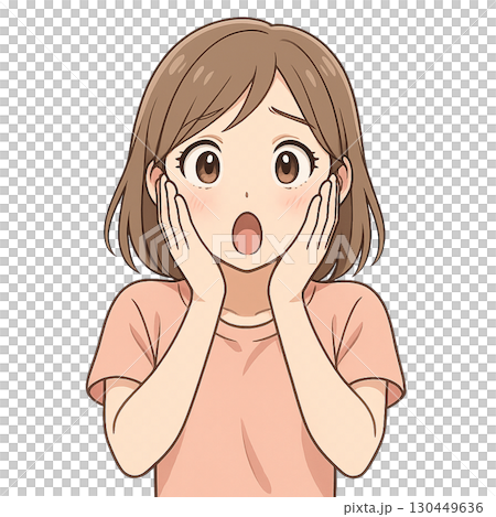 一個女人會感到驚訝 130449636