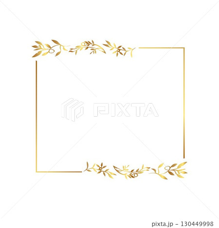 Golden warm gold border frame free vector illustration Golden warm gold border frame free vector illustration 130449998