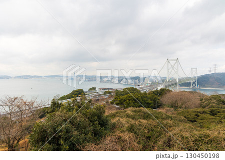 福岡県北九州市　和布刈公園第二展望台からの眺望 130450198
