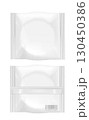 White packaging for round cookies and biscuit 130450386