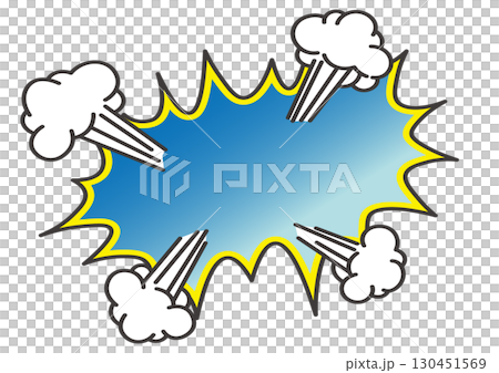 American comic style speech bubble 130451569