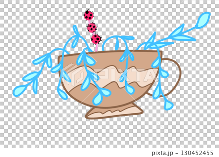 Ladybug Flower 130452455