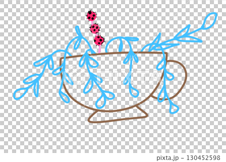 Ladybug Flower 130452598