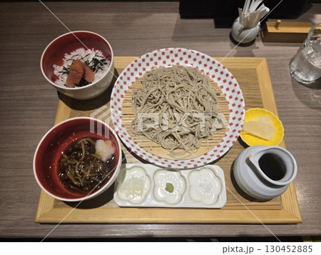そばとめんたいご飯 130452885