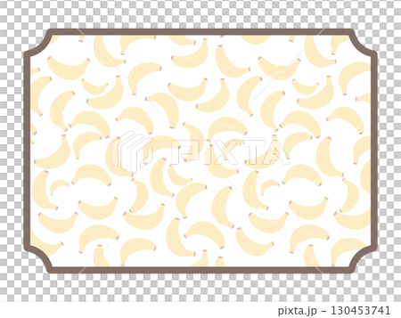 バナナのフレーム 130453741