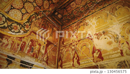 Intricate Buddhist Wall Art Depicting Historical Moments Intricate Buddhist Wall Art Depicting Historical Moments 130456575