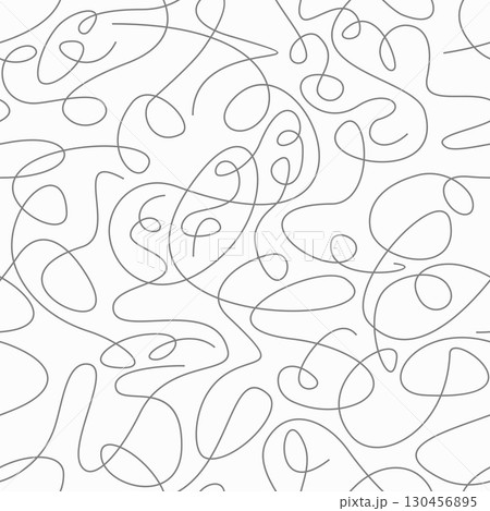 Abstract pattern of evenly spaced curving lines layout. Vector illustration. 130456895