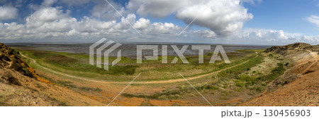 morsum cliffs sylt huge panorama landscape 130456903