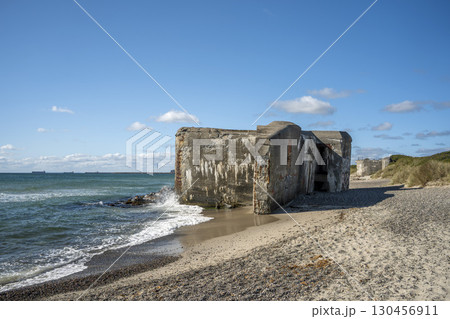skagen ii world war bunker on the beach 130456911