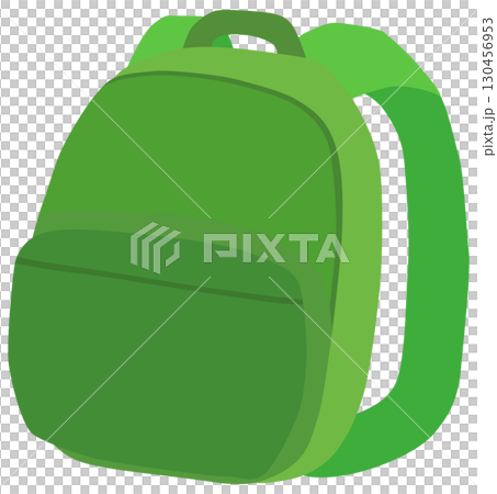 シンプルなリュックサックのイラスト ベクター素材 シンプルなリュックサックのイラスト ベクター素材 130456953