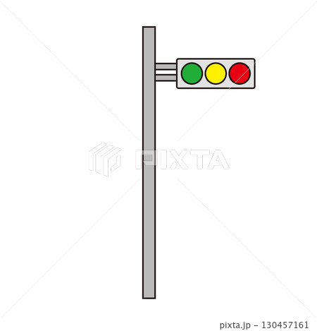 信号のアイコンイラスト 130457161
