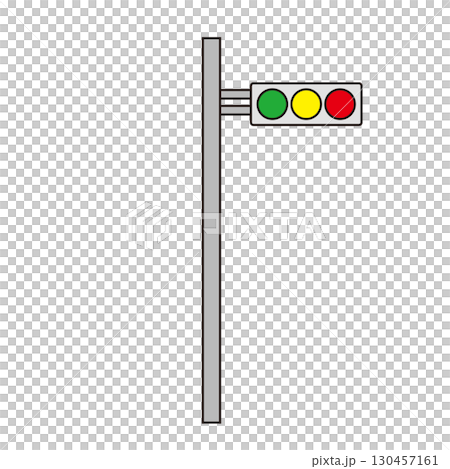 信号のアイコンイラスト 130457161