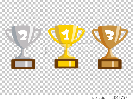 トロフィーセット トロフィーセット 130457573