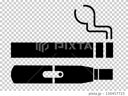 Cigarettes and e-cigarettes 130457725