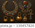 Exquisite Ancient Egyptian Jewelry Collection 130457826