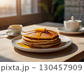 昼下がりのパンケーキ 130457909