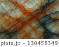 Marble Background with Blue and Orange Stripes 130458349