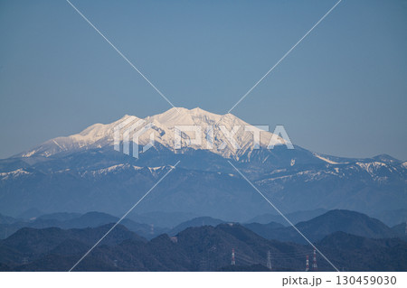 岐阜城天守から見た御嶽山 130459030