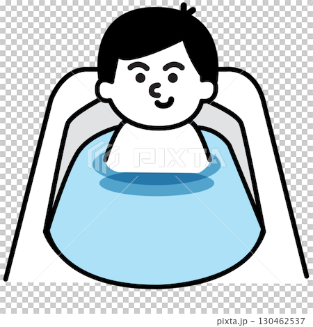 沐浴 | 日常生活活動卡和視覺支援圖示（沐浴時間） 130462537