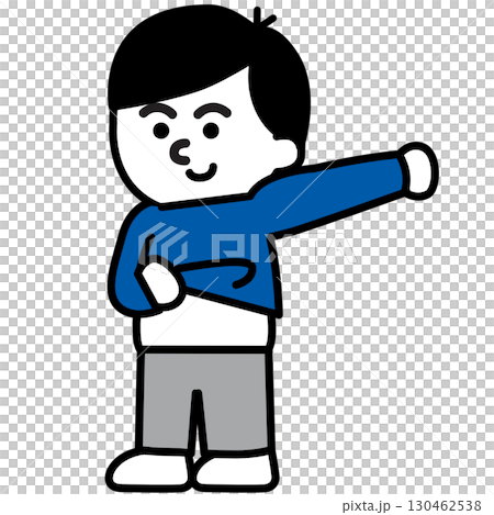 着替え｜生活動作カード・視覚支援アイコン(Change of clothes) 130462538