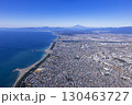 茅ヶ崎上空から富士山方向を望む・Aeral view 130463727