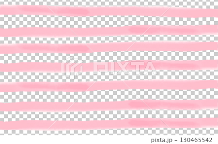 ピンク水彩ボーダー背景 ピンク水彩ボーダー背景 130465542