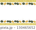 かぼちゃフレーム ストライプ枠 130465652