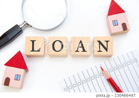 LOAN(住宅とチェックリストと虫メガネ) LOAN(住宅とチェックリストと虫メガネ) 130466497