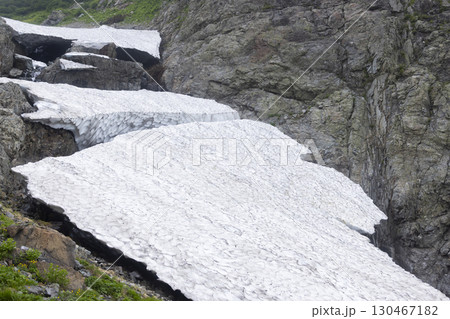 猿倉から白馬岳への大雪渓ルート 猿倉から白馬岳への大雪渓ルート 130467182