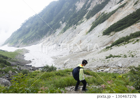 猿倉から白馬岳への大雪渓ルート 猿倉から白馬岳への大雪渓ルート 130467276