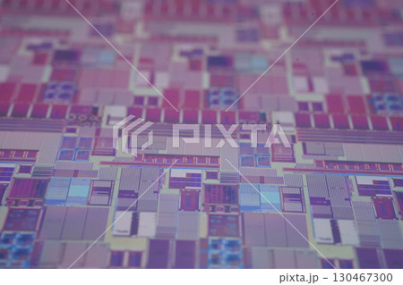 Silicon wafer for manufacturing semiconductor of integrated circuit. 130467300