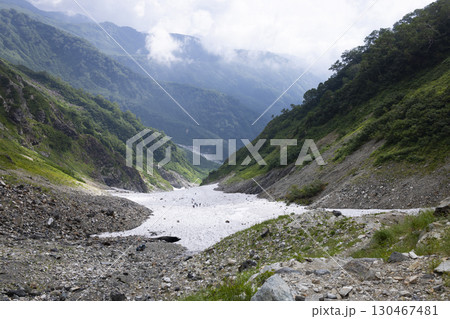 猿倉から白馬岳への大雪渓ルート 130467481