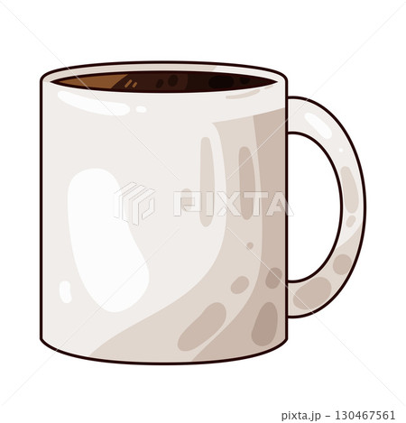 illustration of coffee mug illustration of coffee mug 130467561