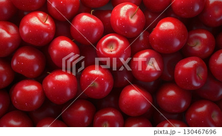 Red apple fruit pattern organic real food agriculture environment background 130467696
