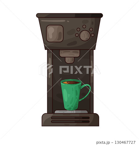 illustration of coffee machine 130467727